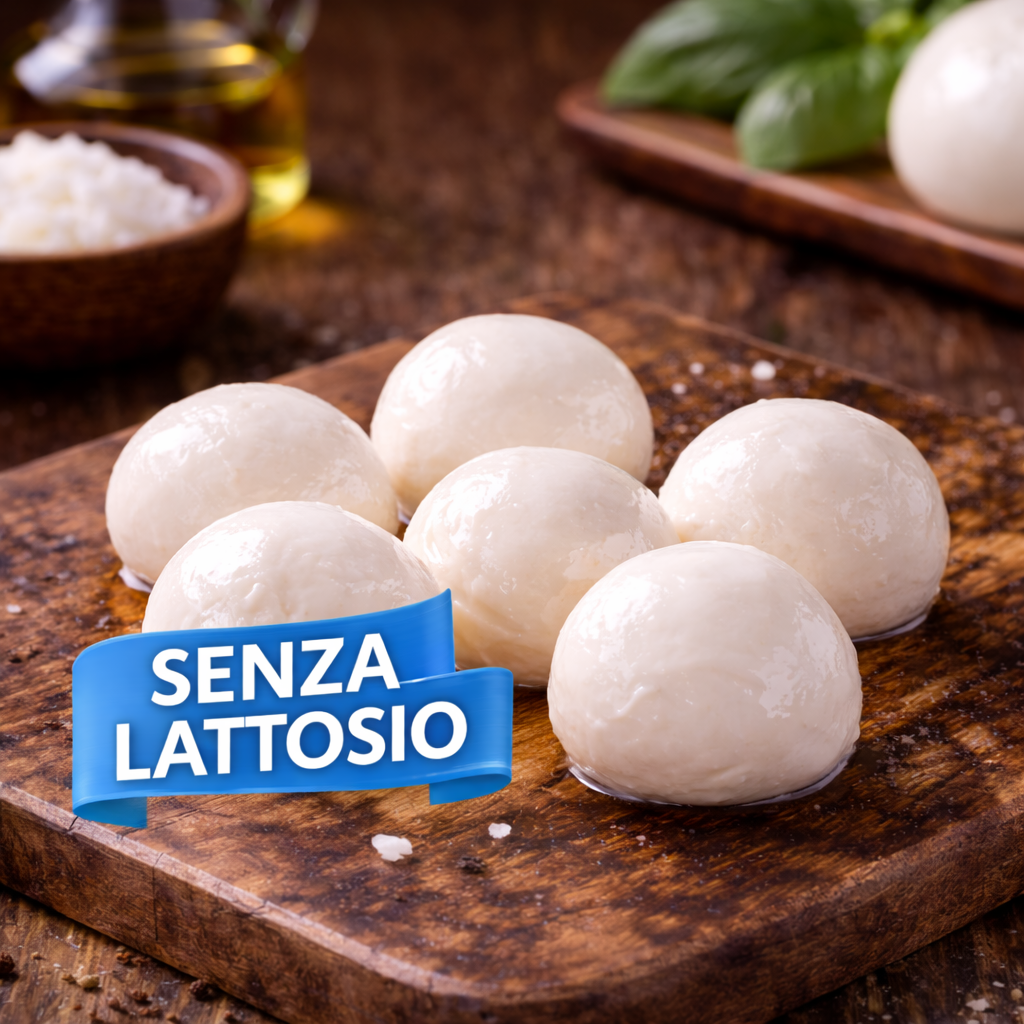 Mozzarella di Latte di Bufala – Bocconcini 50gr Senza Lattosio