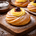 Zeppole al Forno Napoletane